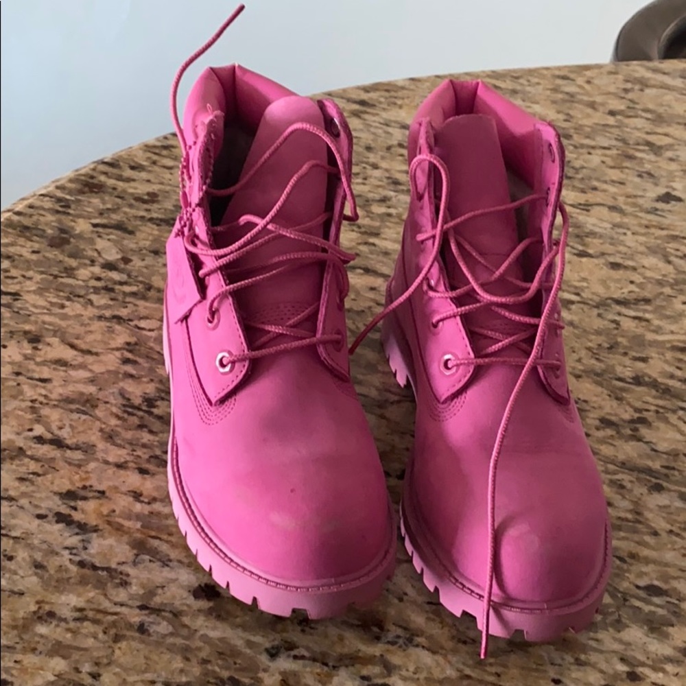 Pink timberlands